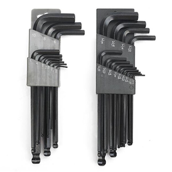 Hangzhou Great Star Industrial 228914 Master Mechanic Combo SAE & Metric Ball-Hex-L Key Set; 22 Piece 228914 - main